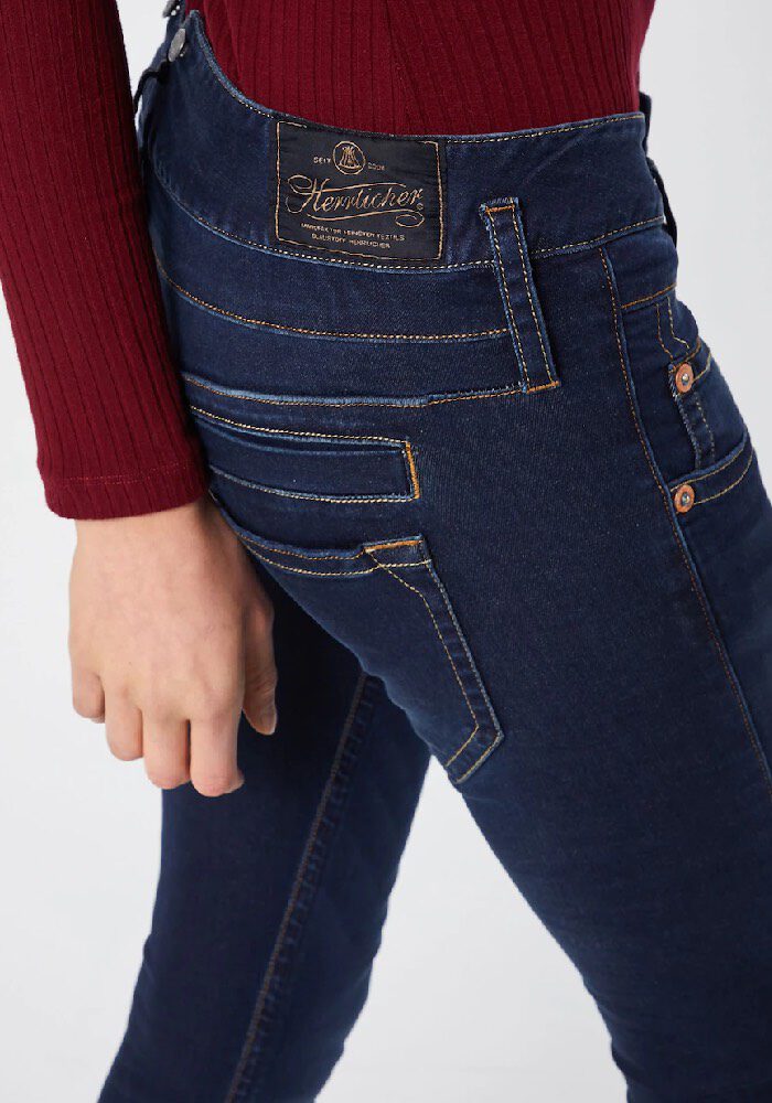 Herrlicher Dark PITCH Slim Jeans