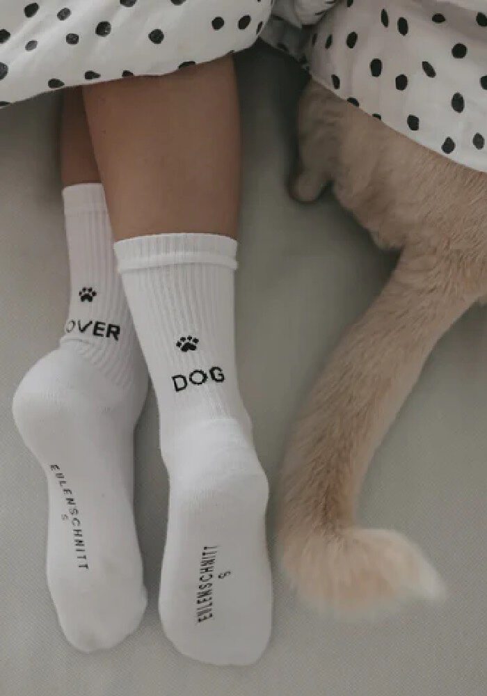 EULENSCHNITT Socken DOG LOVER