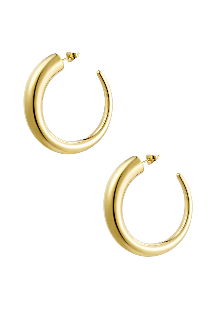 Offene Hoops Boho Gold