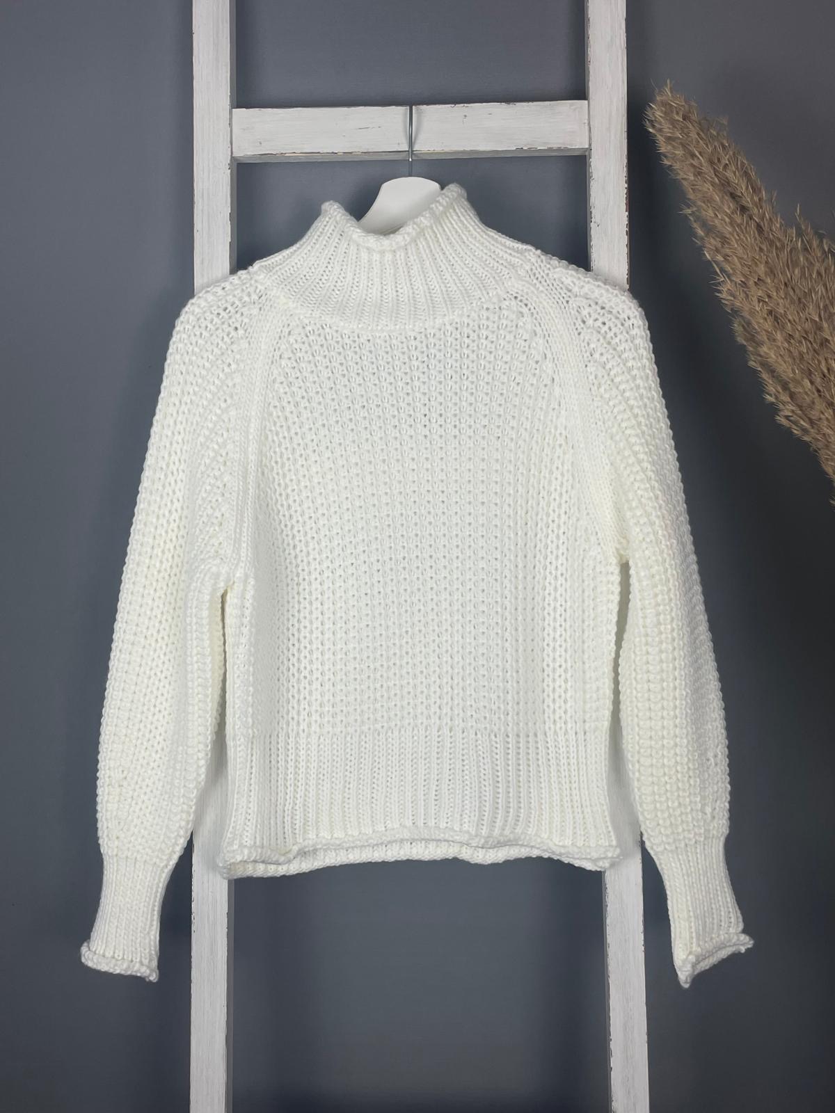 Grobstrick Pullover mit Turtleneck