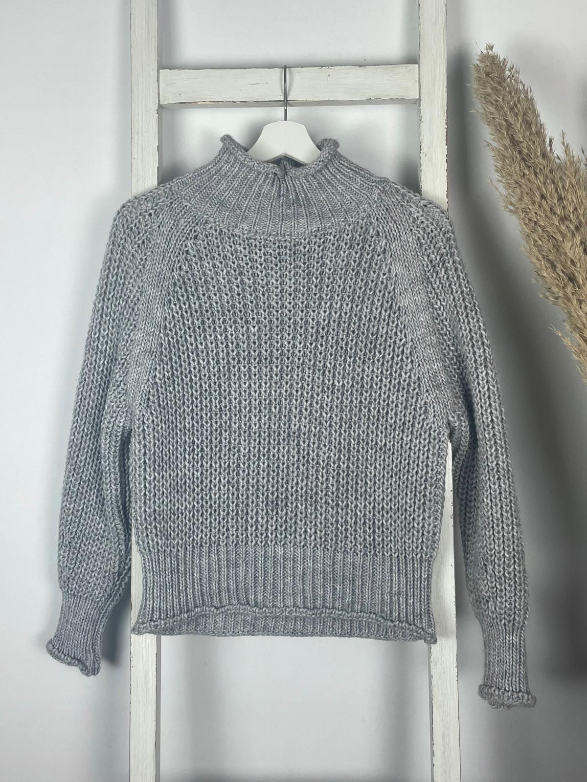 Grobstrick Pullover mit Turtleneck