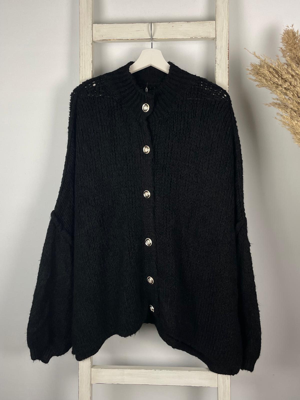 Cardigan mit silbernen/edlen Knöpfen