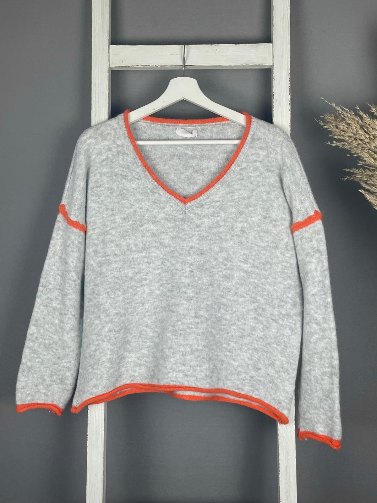 DUOCOLOUR V-Ausschnitt Pullover