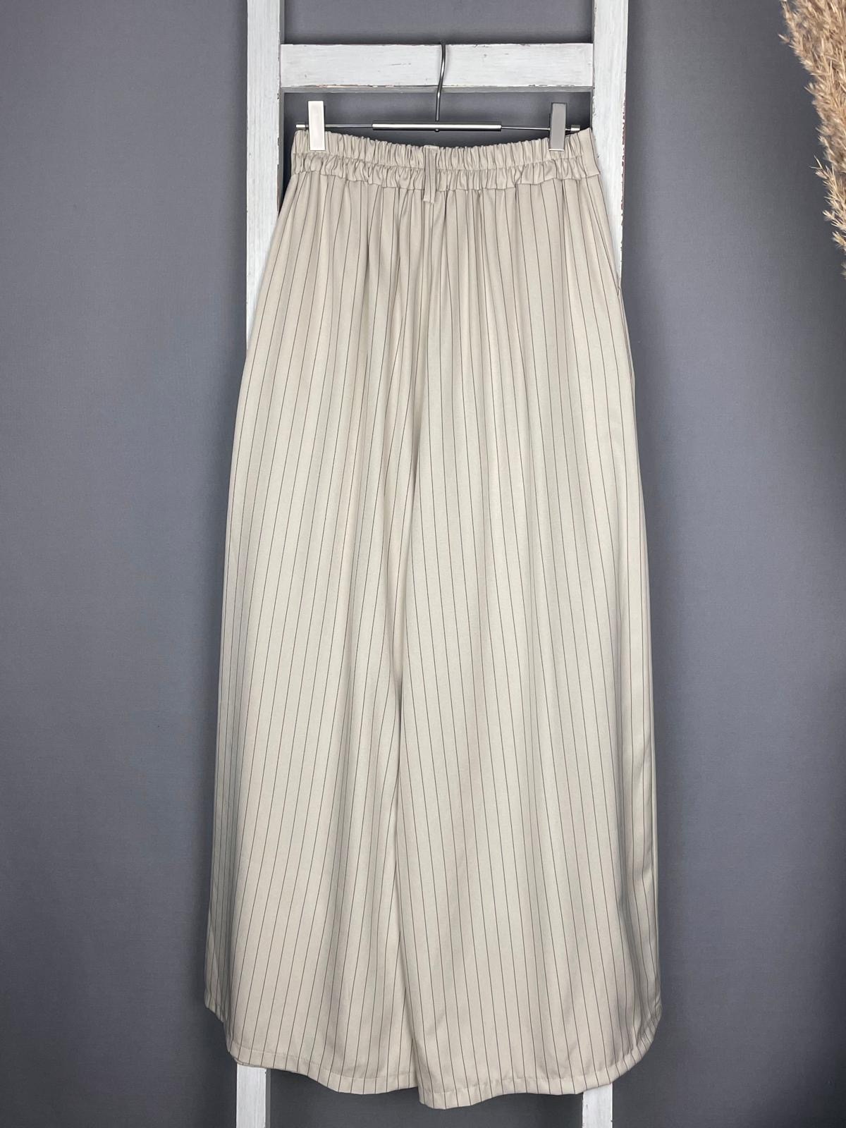 Wide Leg Nadelstreifen Hose