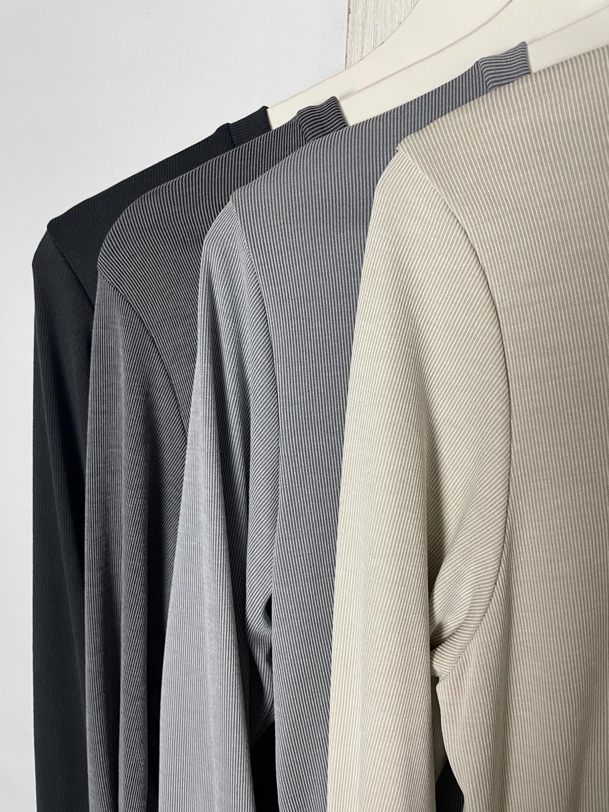 Basic Longsleeve in feiner Rippoptik