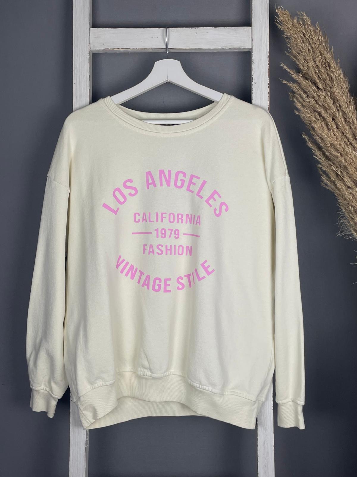 Sweater mit Print “Los Angeles Vintage Style”