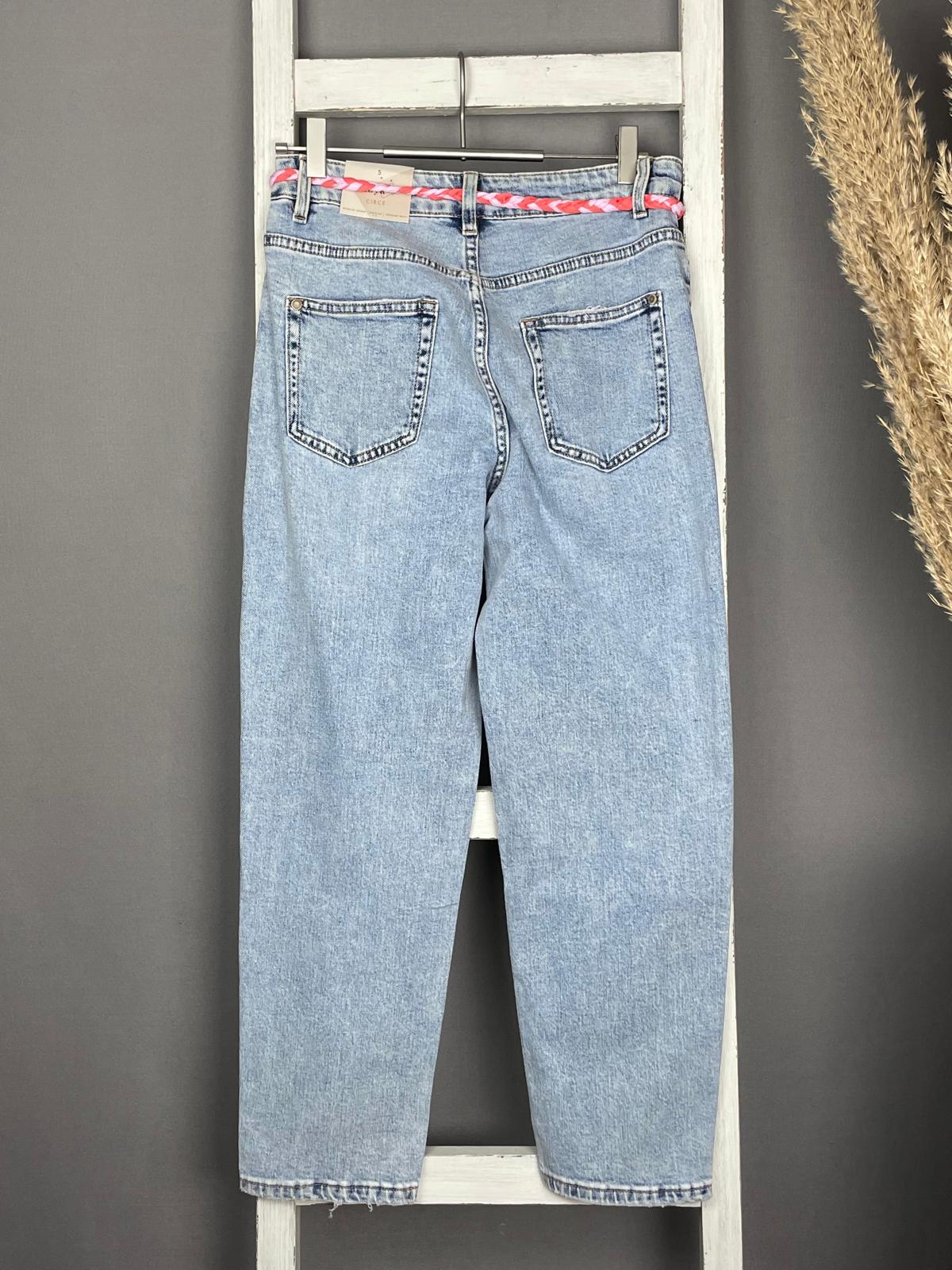 Trendy Mom Jeans “ Sky Blue“