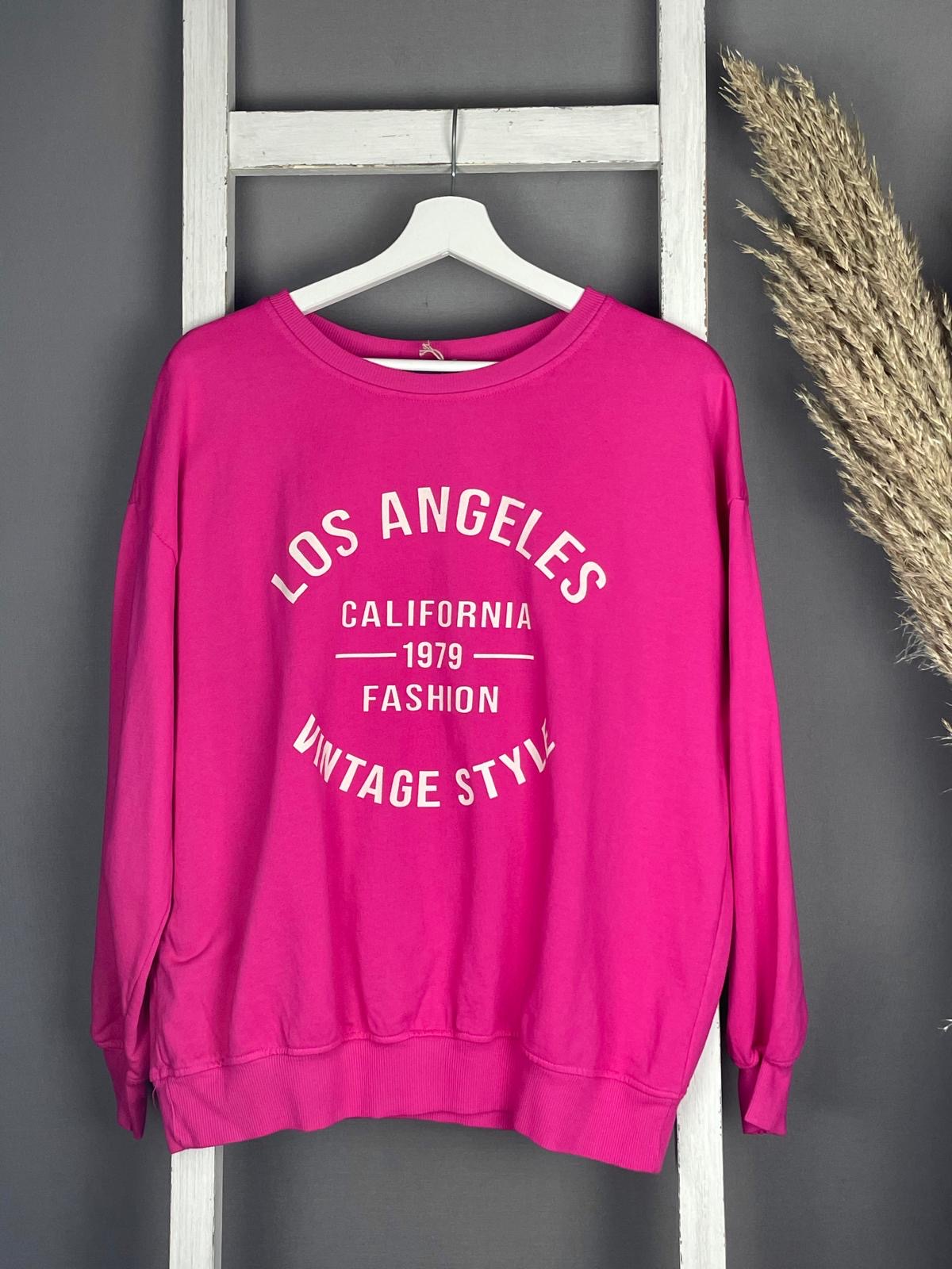 Sweater mit Print “Los Angeles Vintage Style”