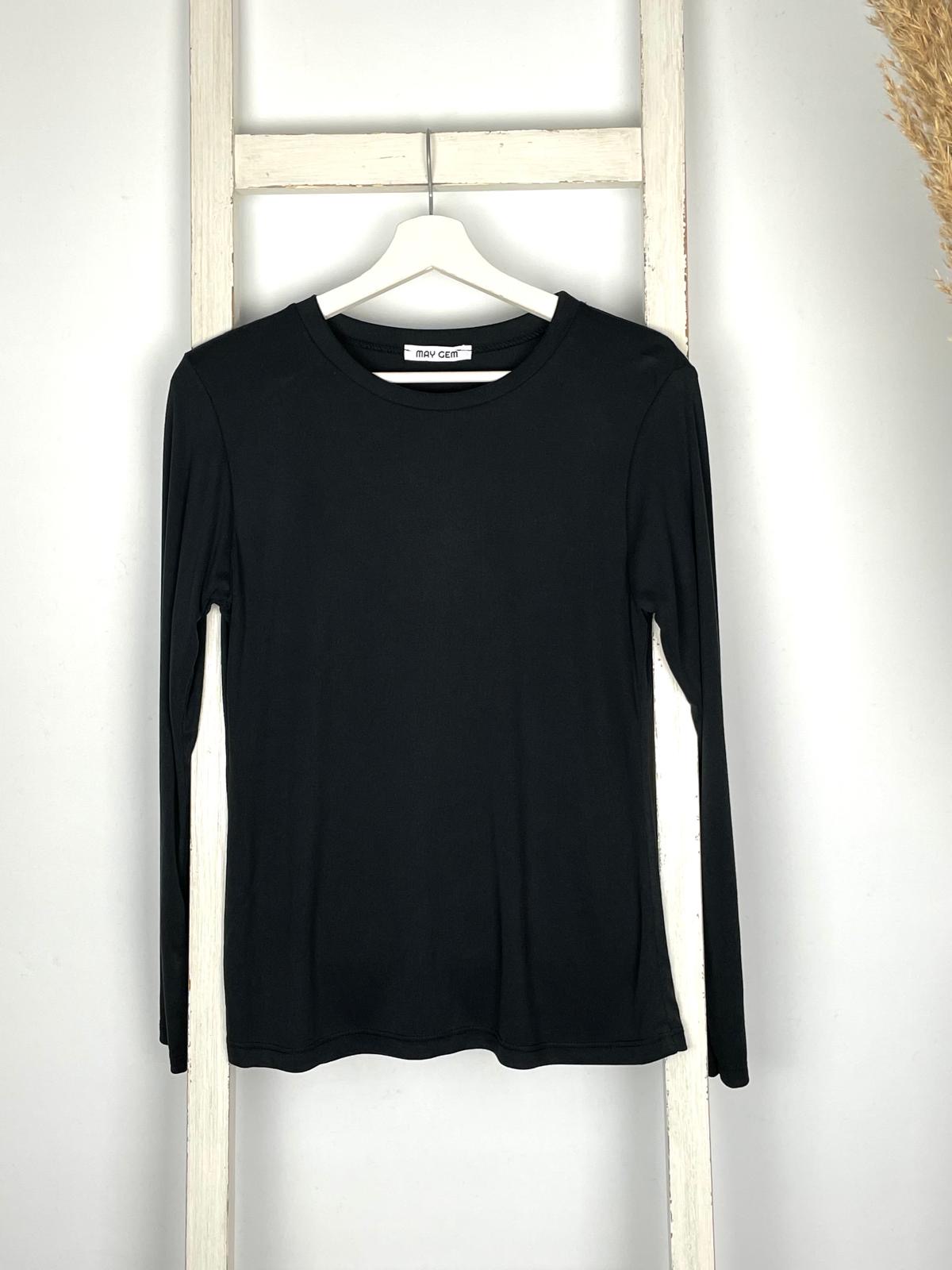 Basic Longsleeve in feiner Rippoptik