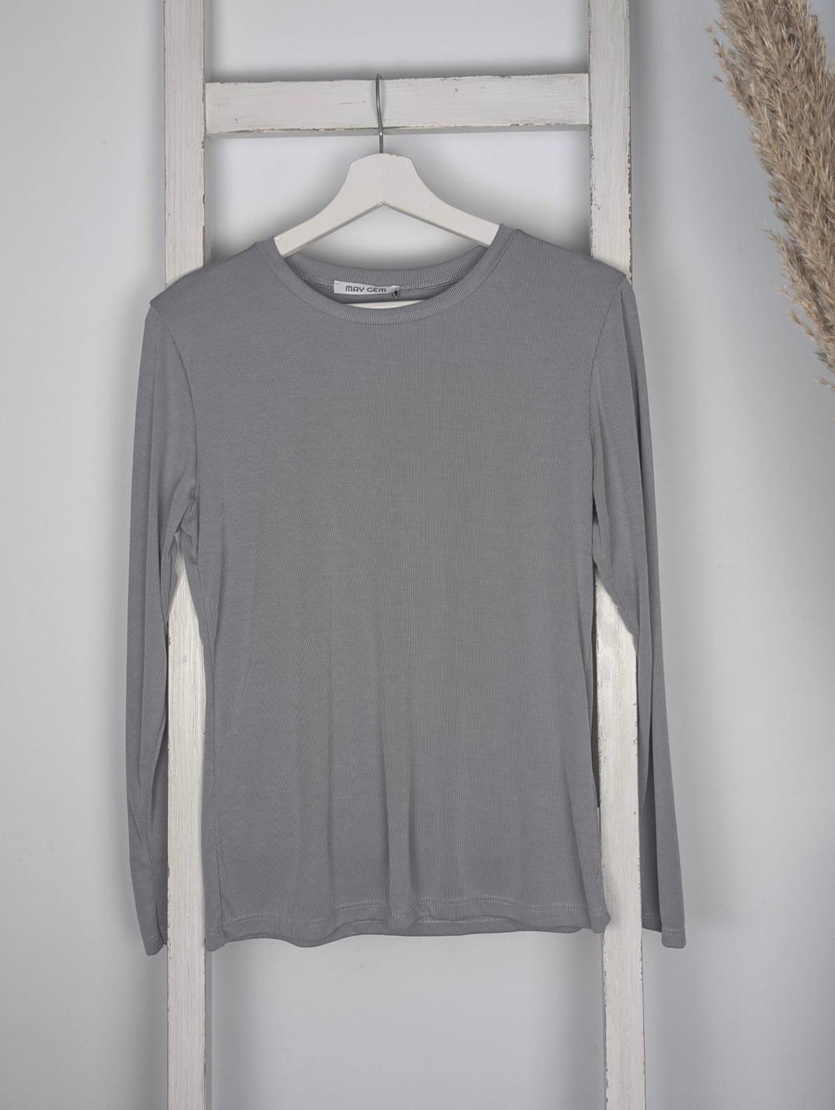 Basic Longsleeve in feiner Rippoptik