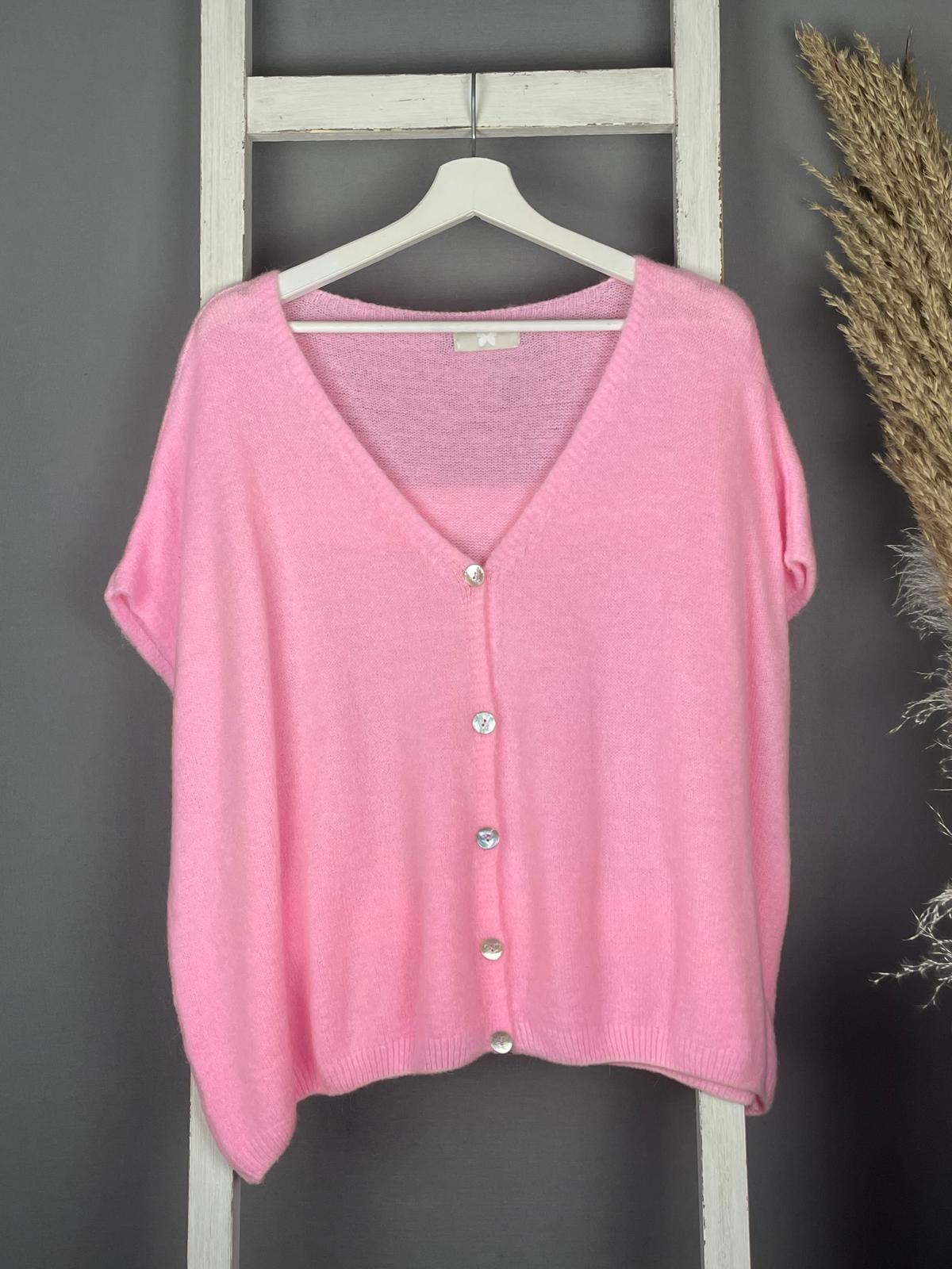 Pullunder Cardigan mit Knopfleiste