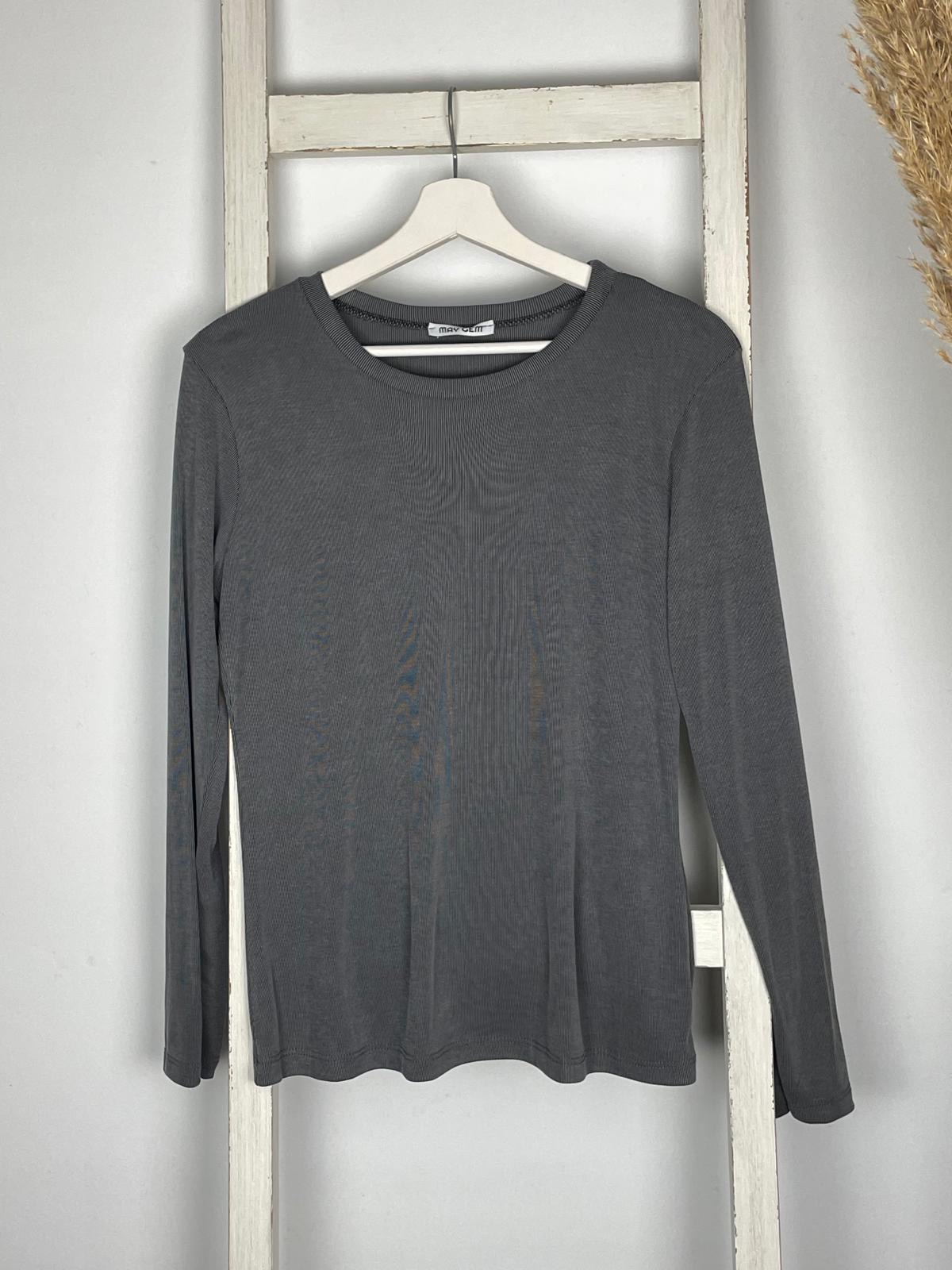 Basic Longsleeve in feiner Rippoptik