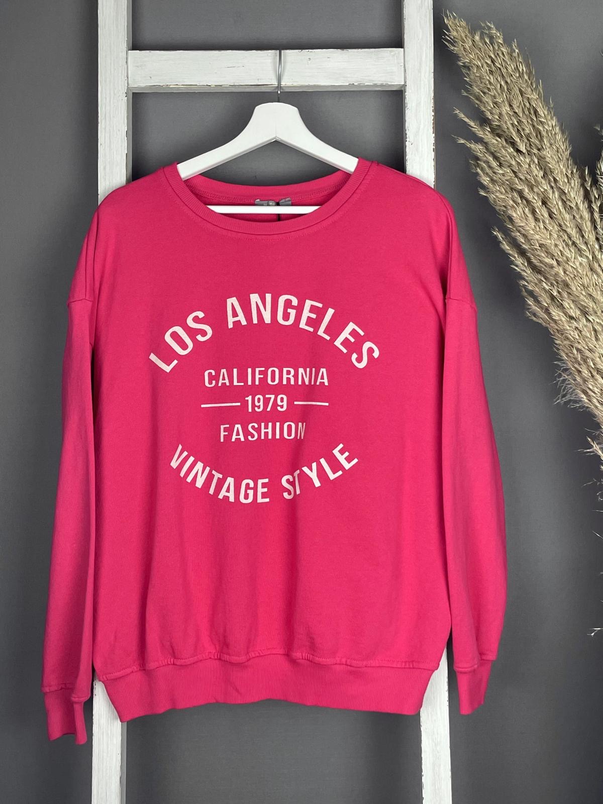 Sweater mit Print “Los Angeles Vintage Style”