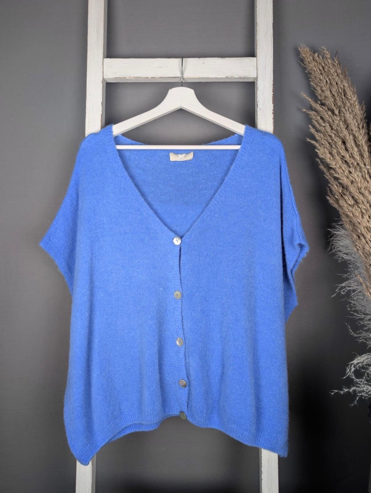 Pullunder Cardigan mit Knopfleiste