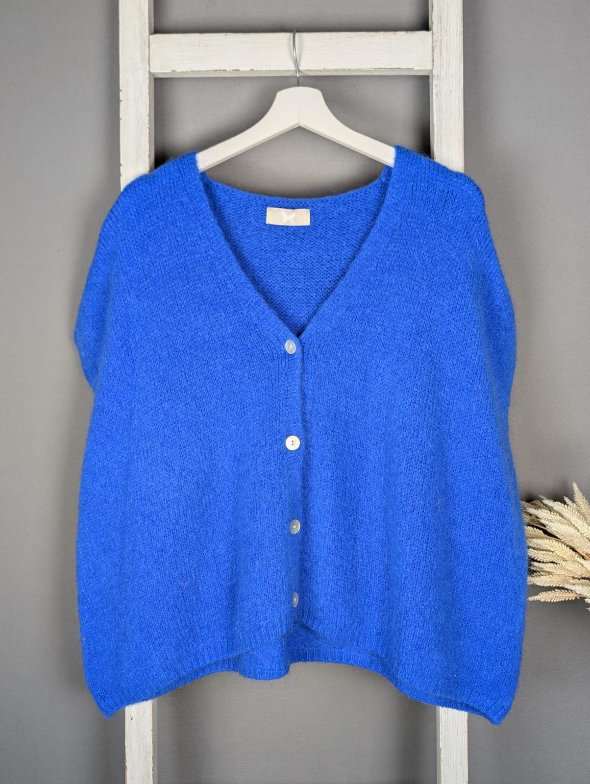 Pullunder Cardigan mit Knopfleiste