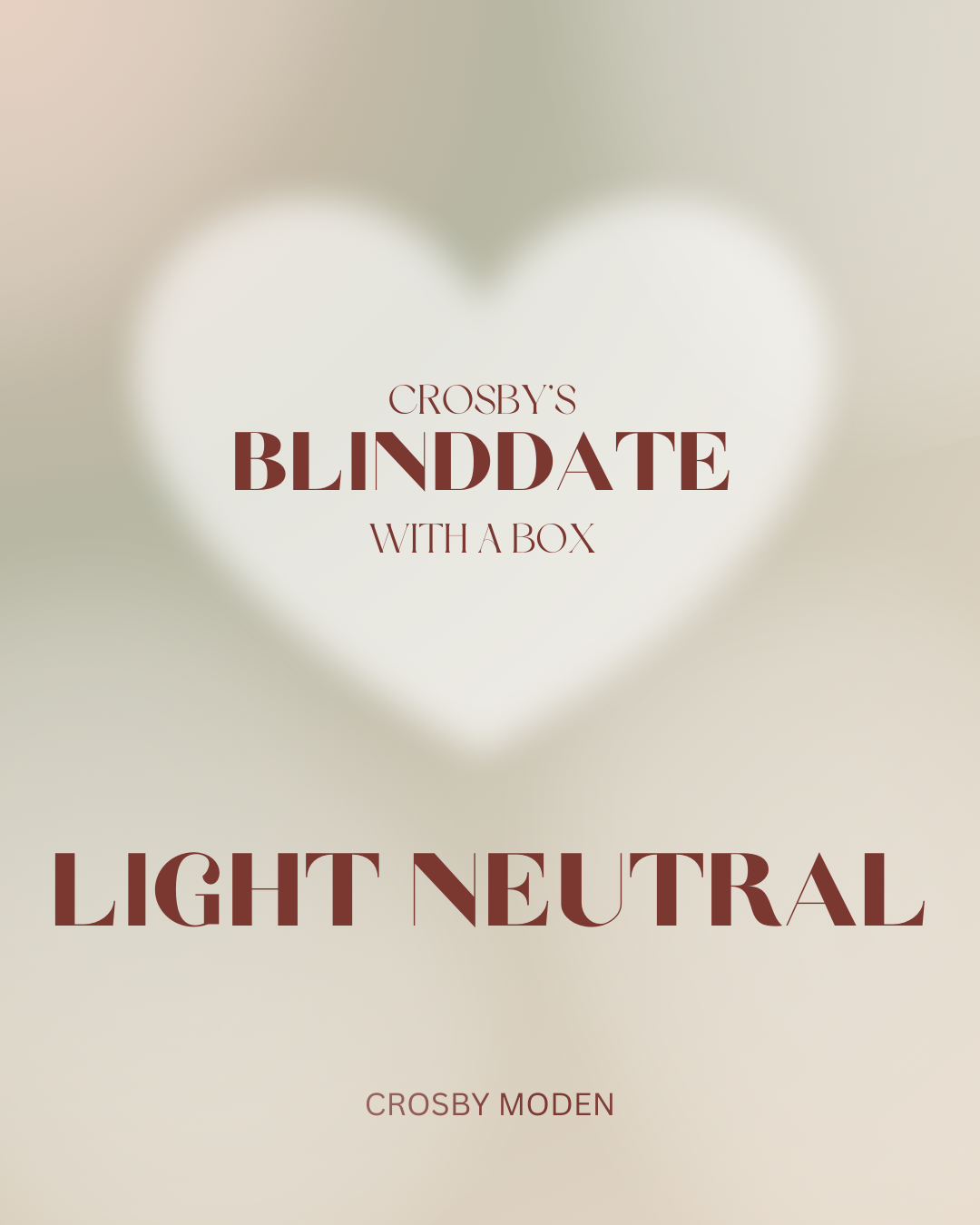 Blinddate Box Light neutral