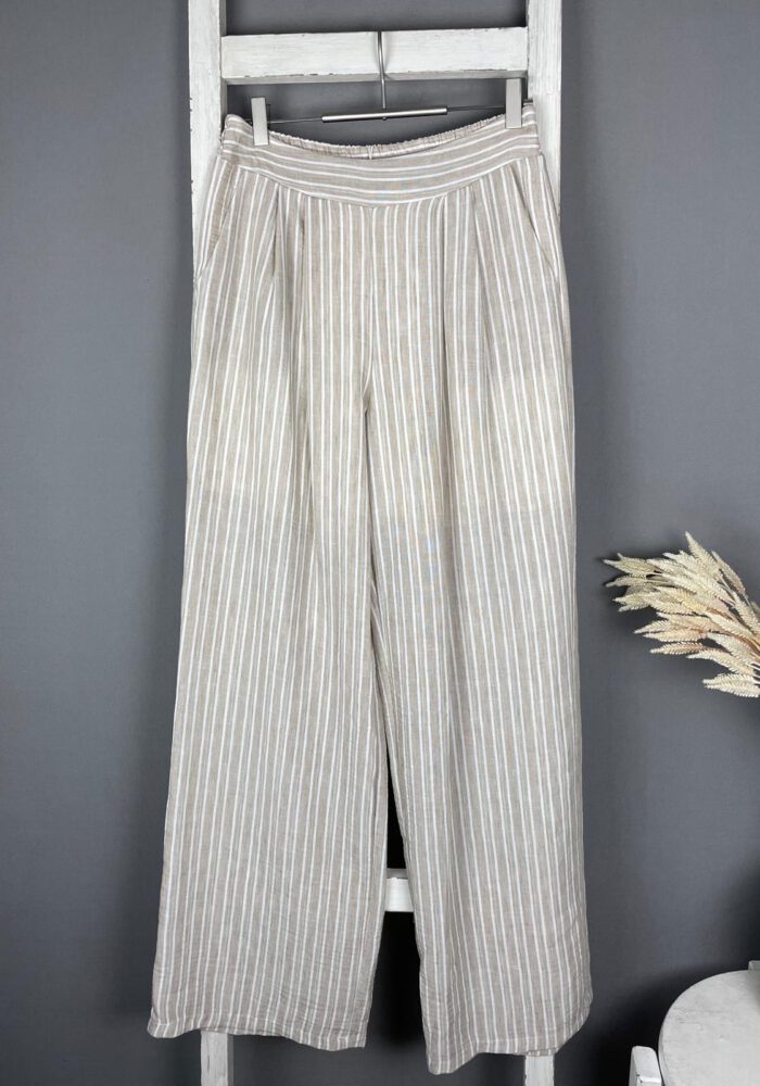 Gestreifte Washed Hose