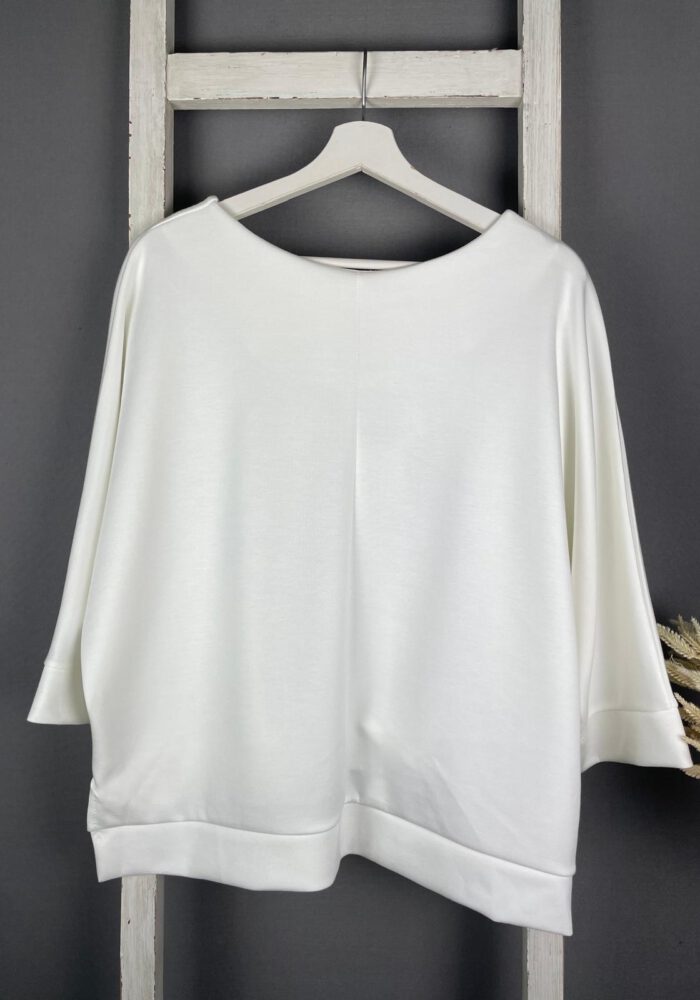 Scuba Sweater mit Fledermausarm