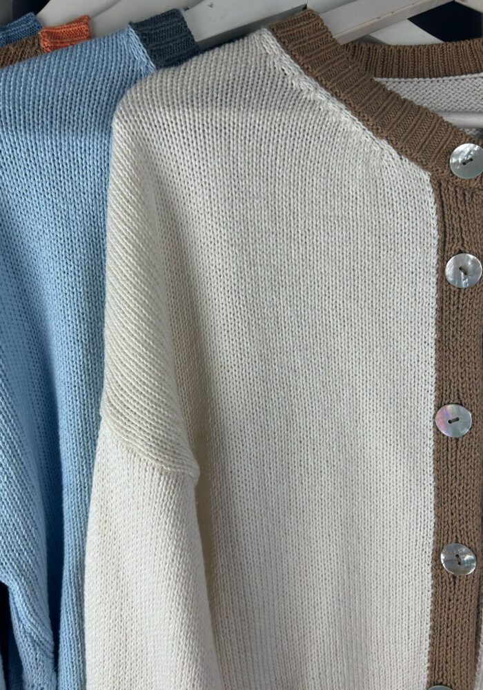 Edgy Duocolor Cardigan