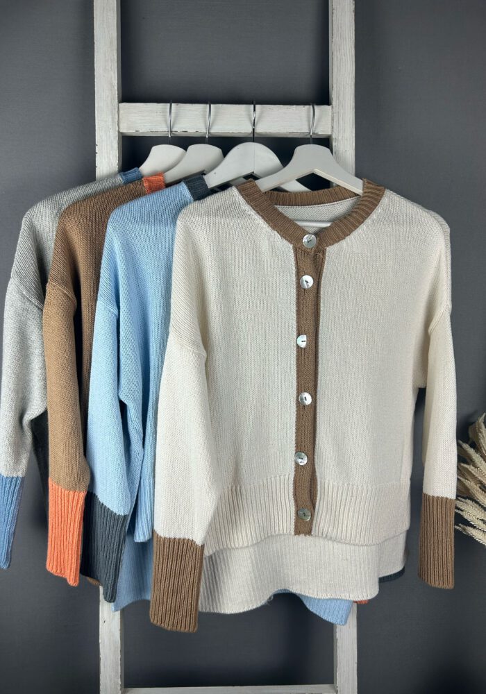 Edgy Duocolor Cardigan