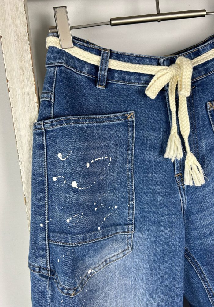 Worker Jeans mit Farbklecksen