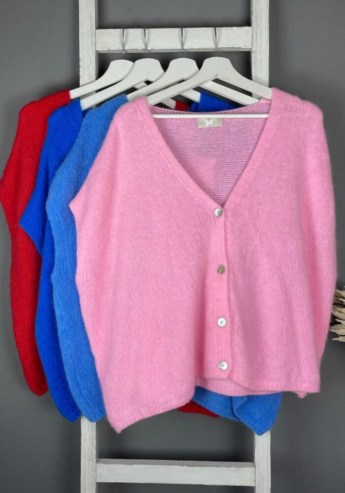 Pullunder Cardigan mit Knopfleiste