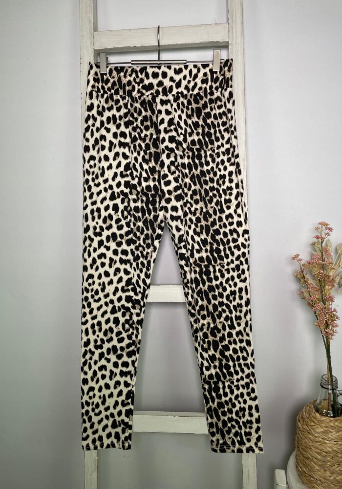 Leo Leggings mit breitem Bund