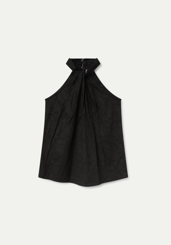 WILD PONY Jacquard Neckholdertop