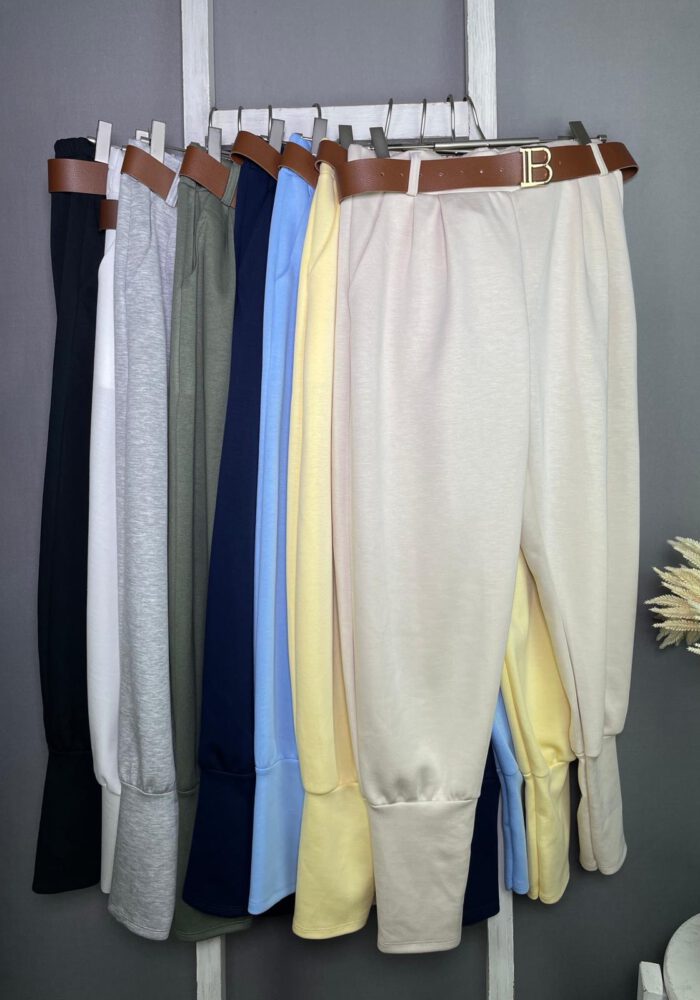 Pantalon Élégance – Hose mit Gürtel