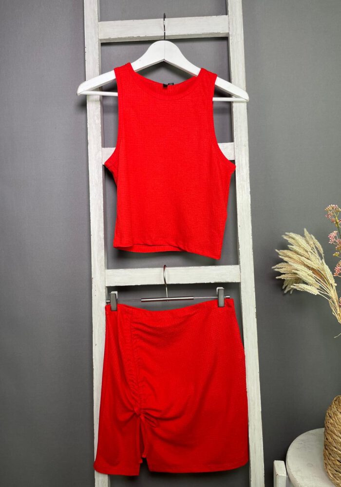 Vero Moda Mini Rock zum Raffen