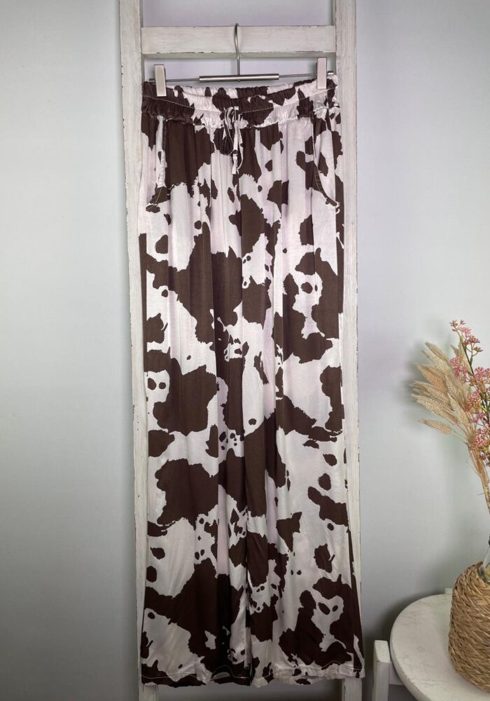 Silky Hose mit Kuhprint
