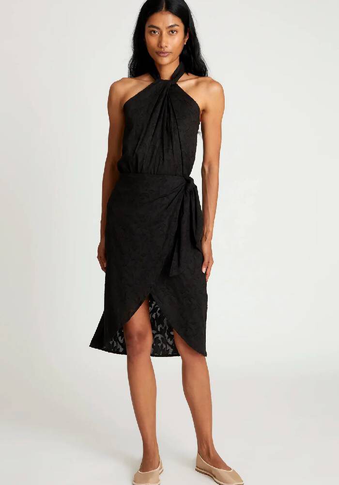 WILD PONY Jacquard Neckholdertop