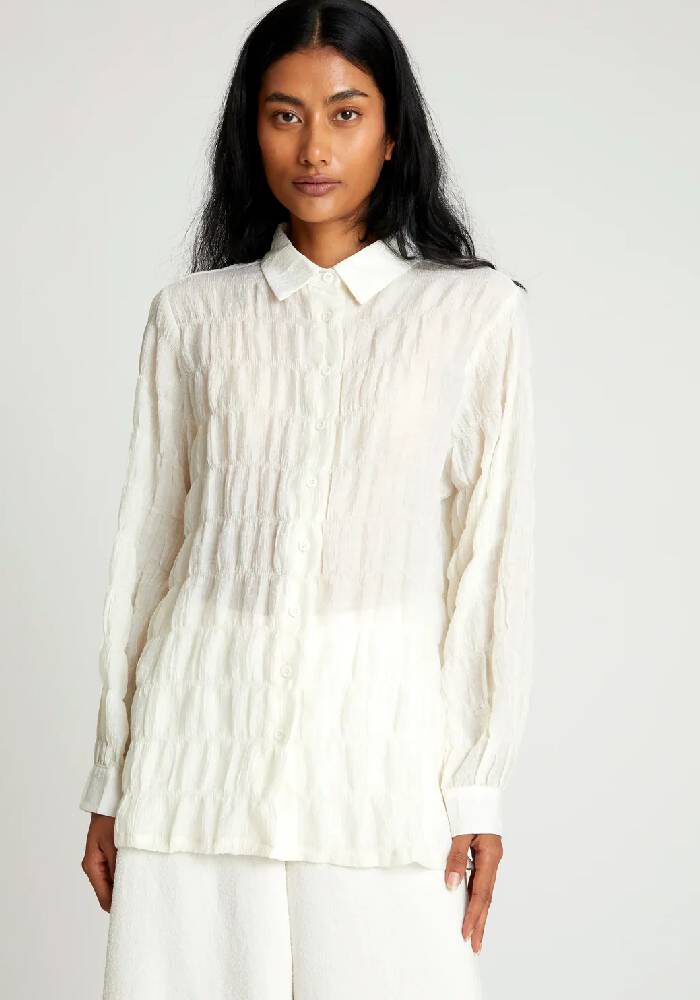 WILD PONY Struktur-Bluse