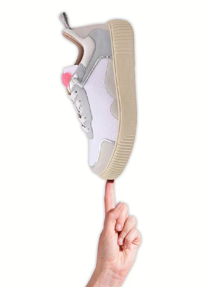 Crickit Sneaker REGINA mit Flokati Herz in bubblegum