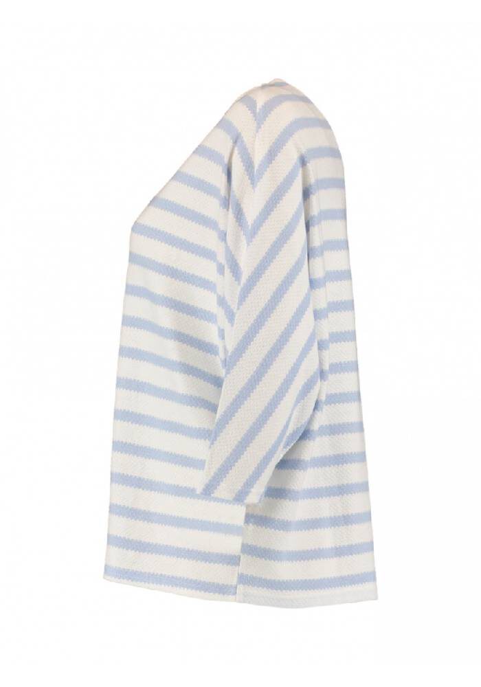 Gestreiftes Feinstrick-Shirt