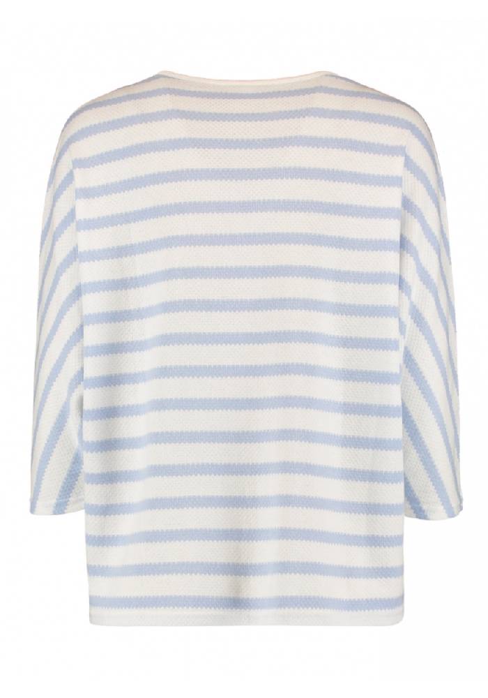 Gestreiftes Feinstrick-Shirt