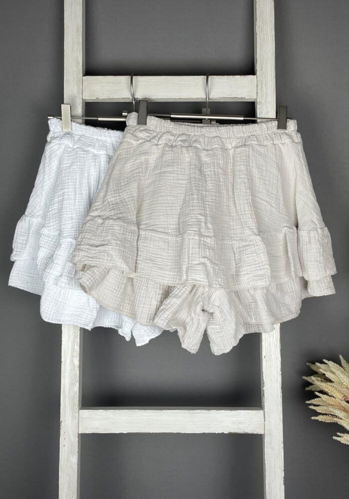 Musselin Skort