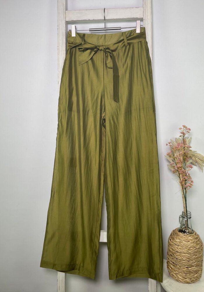 Olive Hose in Satinoptik