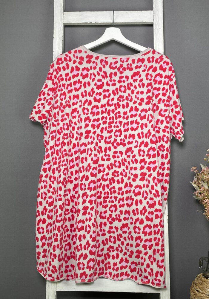 V-Ausschnitt T-Shirt RED LEO
