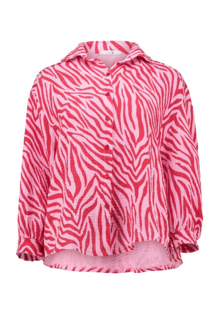 Musselin Zebra Bluse