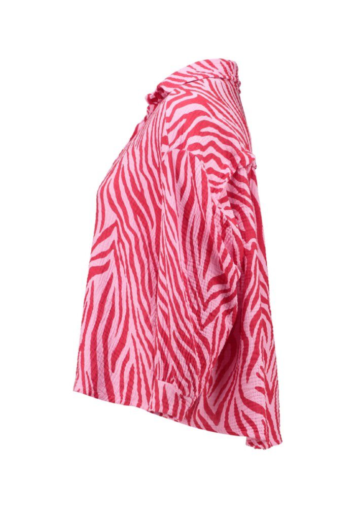 Musselin Zebra Bluse