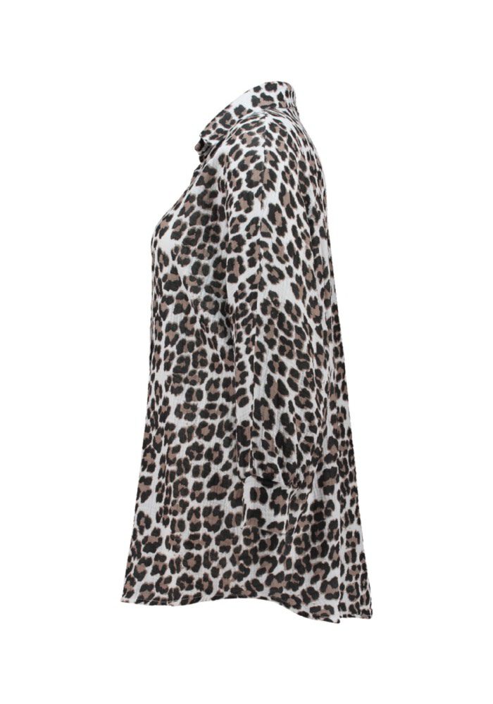 Musselin Leo Bluse mit 3/4 Arm