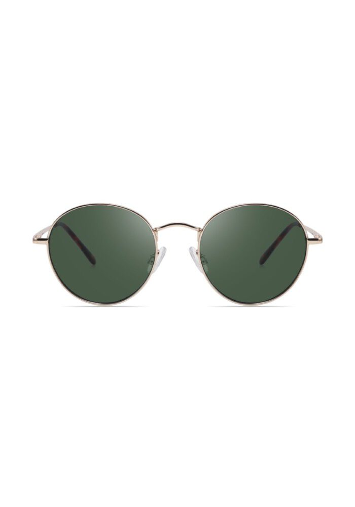Piloten Sonnenbrille mit grünen Gläsern