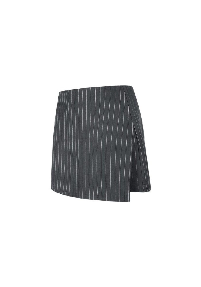 Nadelstreifen Wrap Skort
