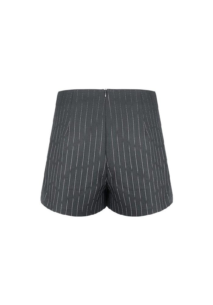 Nadelstreifen Wrap Skort