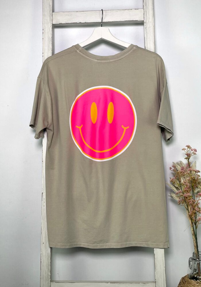 Backprint T-Shirt  NEON SMILE