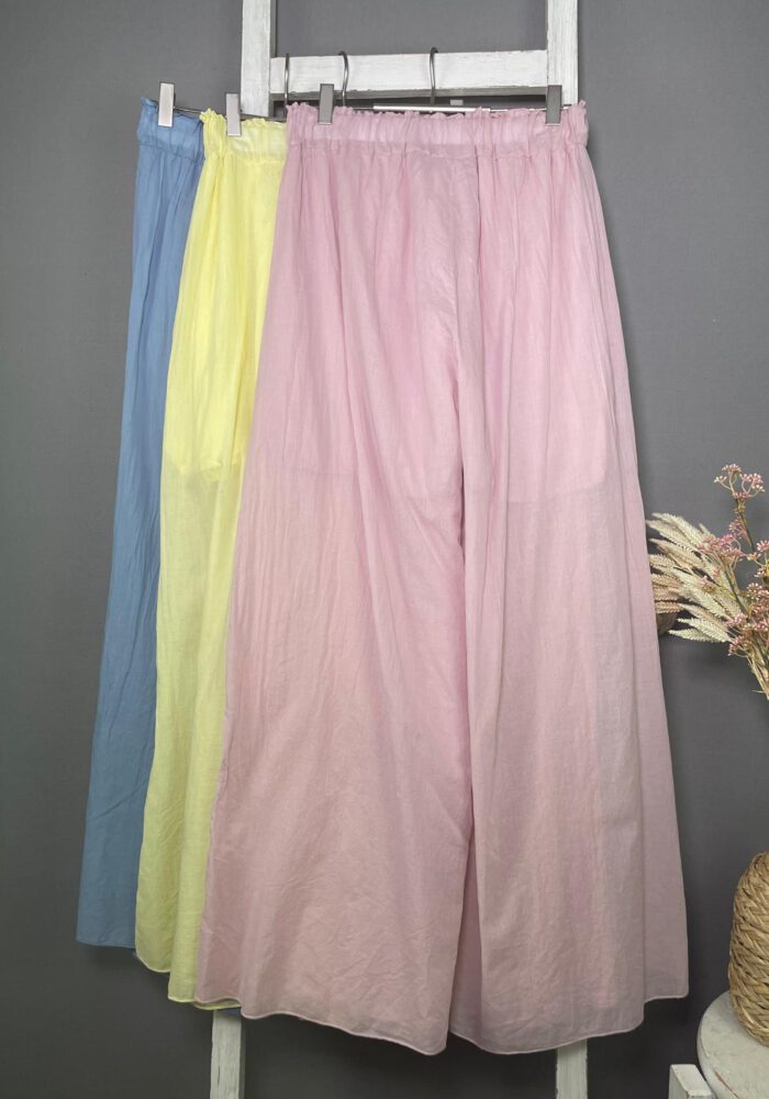 Transparente Wide Leg Hose