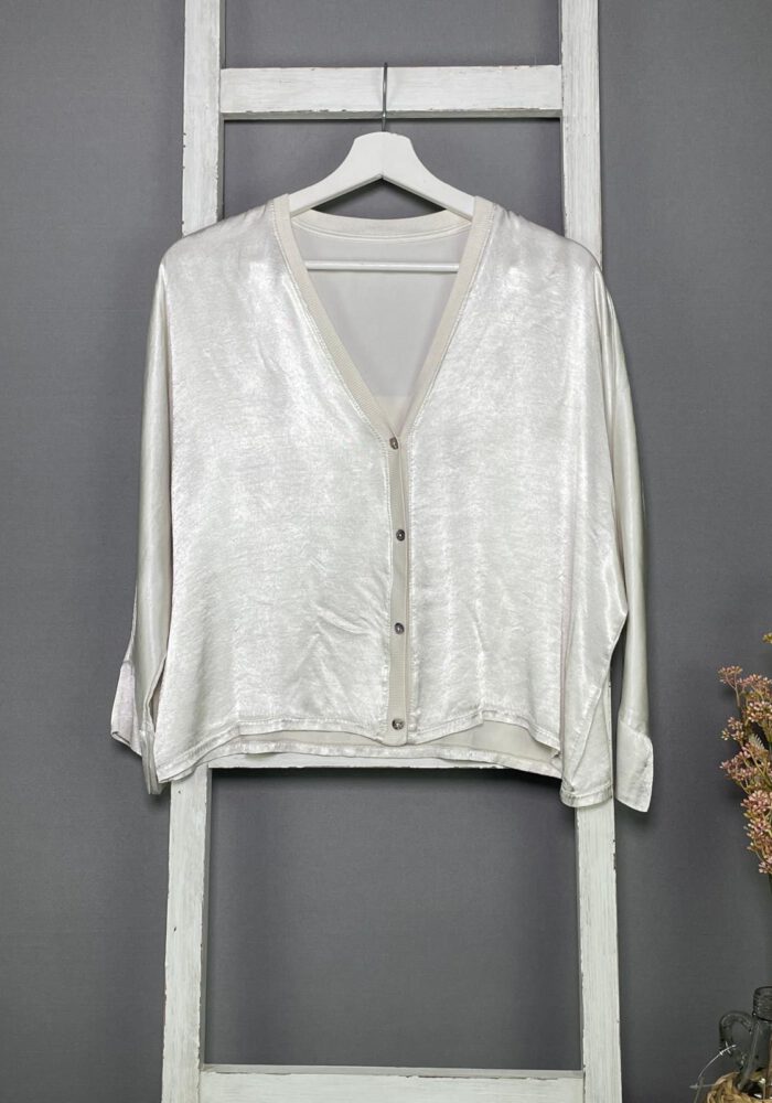 Silky Jacke mit Knopfleiste