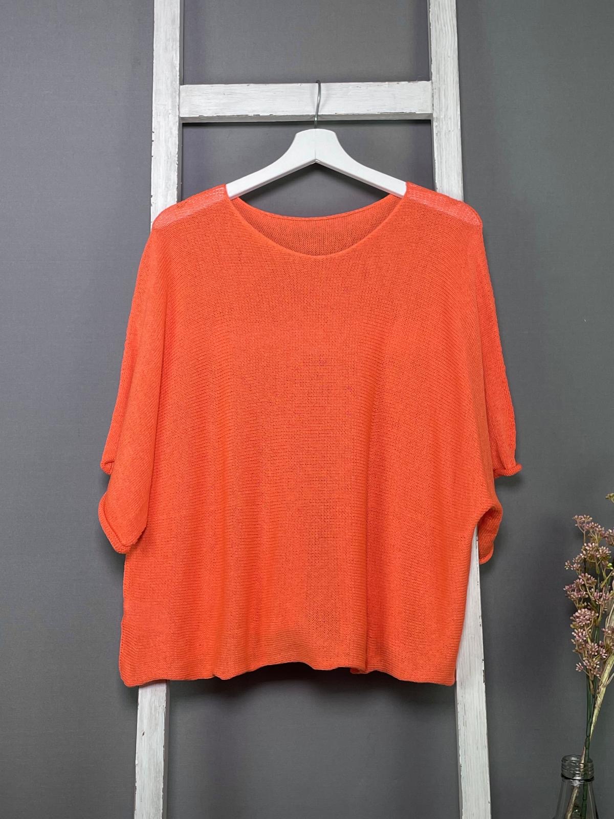 Feinstrick Pullover mit 3/4 Fledermausarm