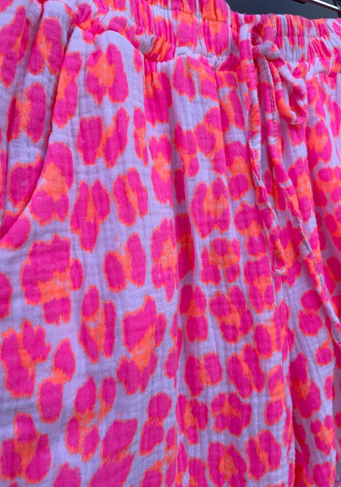 Neon Color Musselin Leo Shorts
